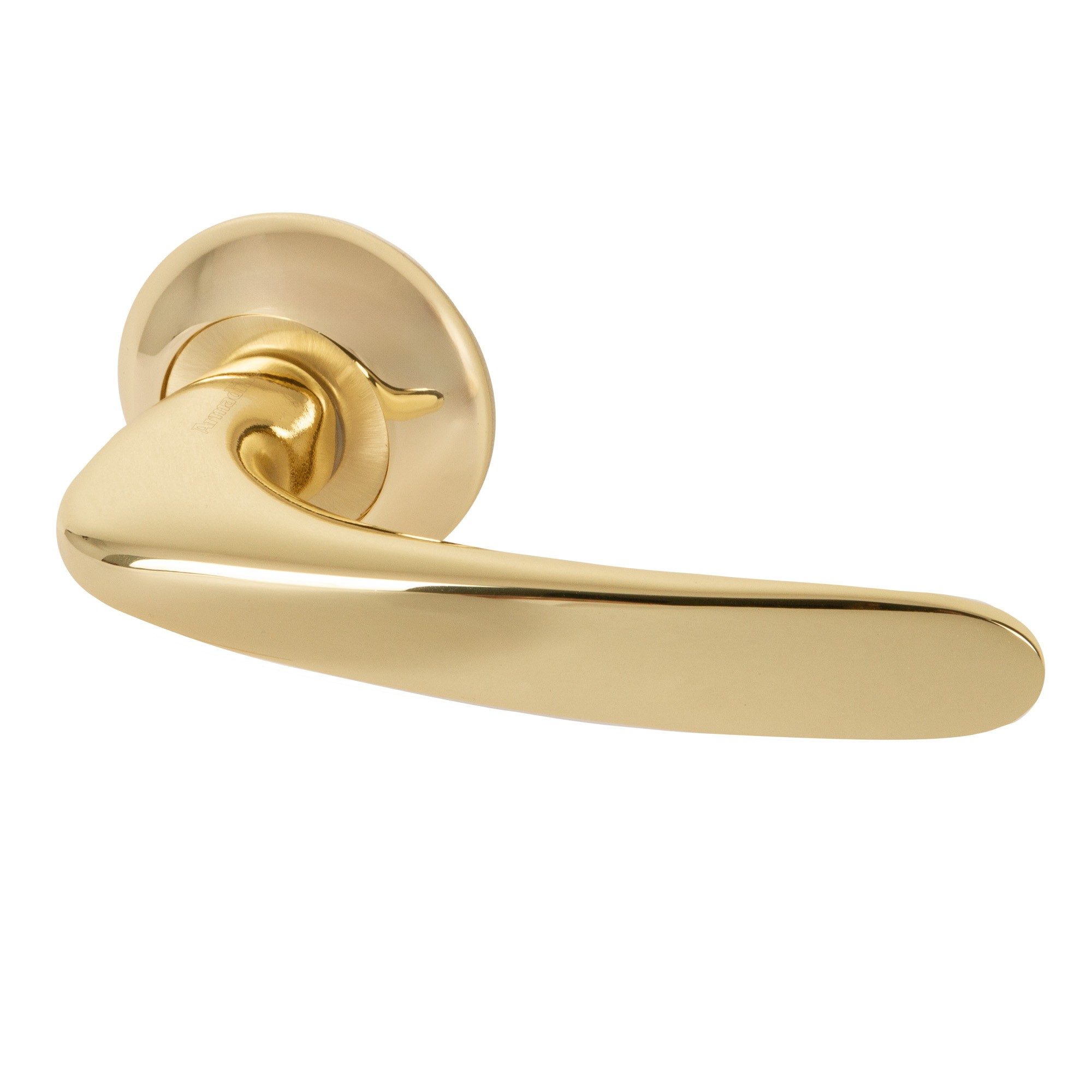 Ручка Armadillo (Армадилло) раздельная R.LD54.Pava (Pava LD42) GP/SG-5 золото/матовое золото TECH (кв. 8х140) 