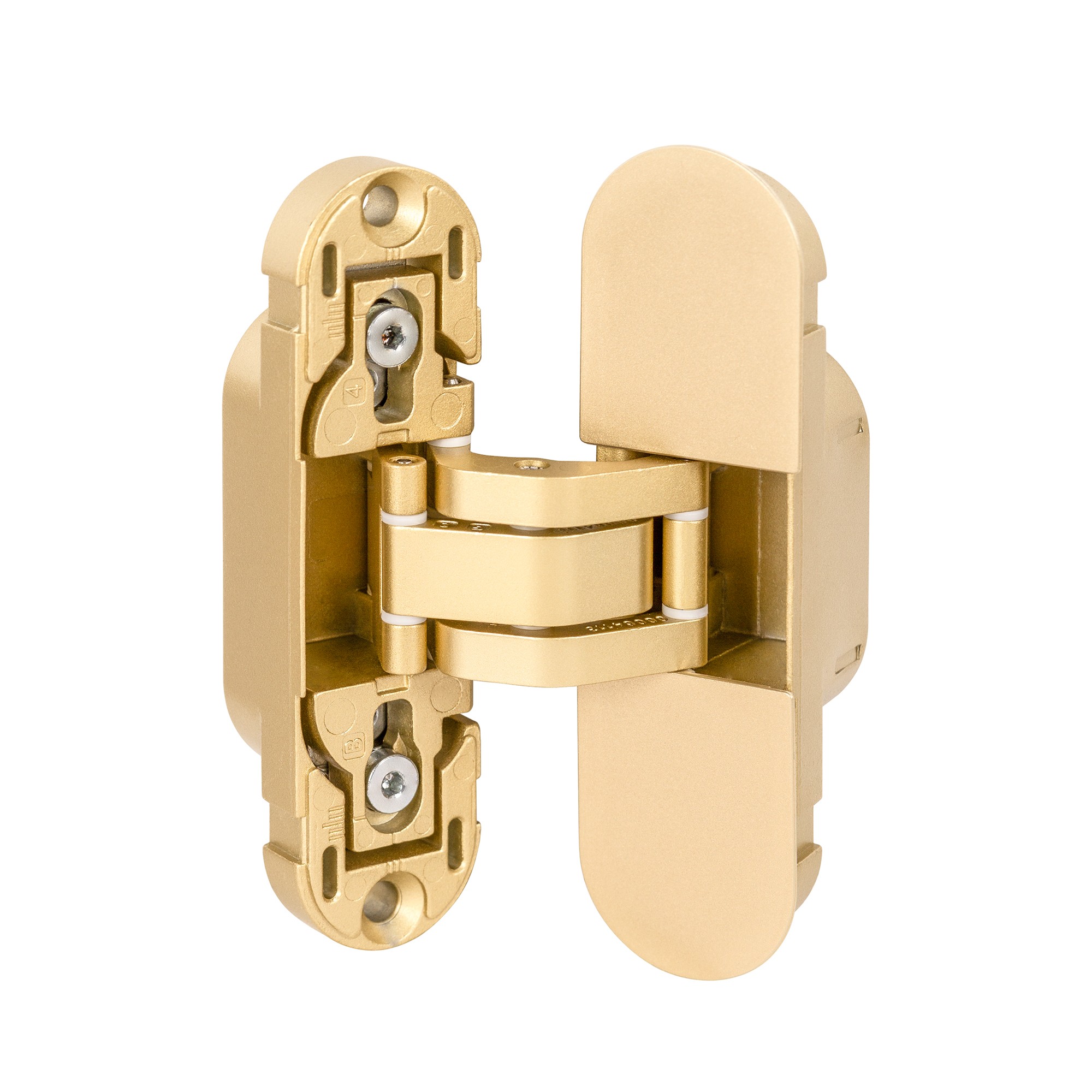 E30200.85.23 AGB (АГБ) (мат. латунь) петля ECLIPSE 2.2 (4 накладки в комплекте) 