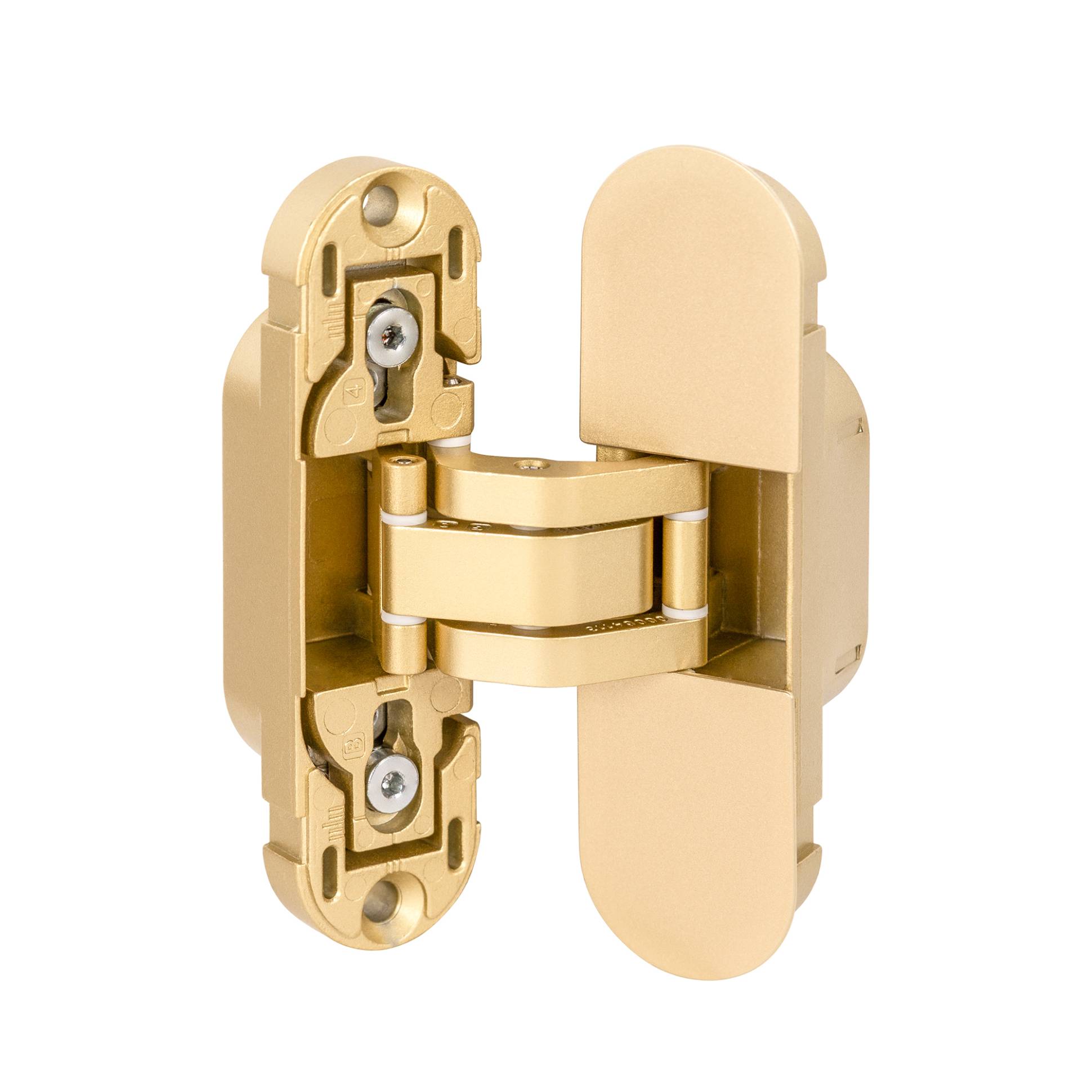 E30200.85.23 AGB (АГБ) (мат. латунь) петля ECLIPSE 2.2 (4 накладки в комплекте) 