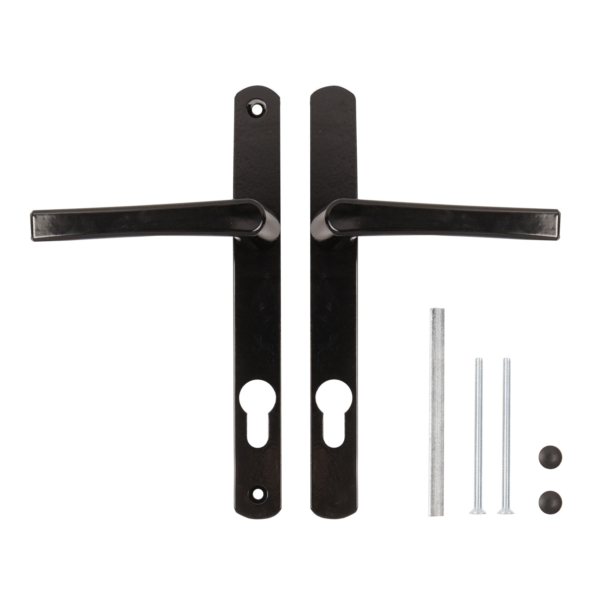 Ручка Punto (Пунто) на планке HANDLE.85.25.67-75 RAL 9005 черный Ручка Punto (Пунто) на планке HANDLE.85.25.67-75 RAL 9005 черный