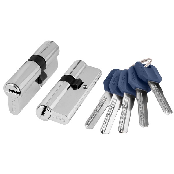 Цилиндровый Punto (Пунто) механизм (Z400/80) Z4000Key80(30+10+40) CP хром 