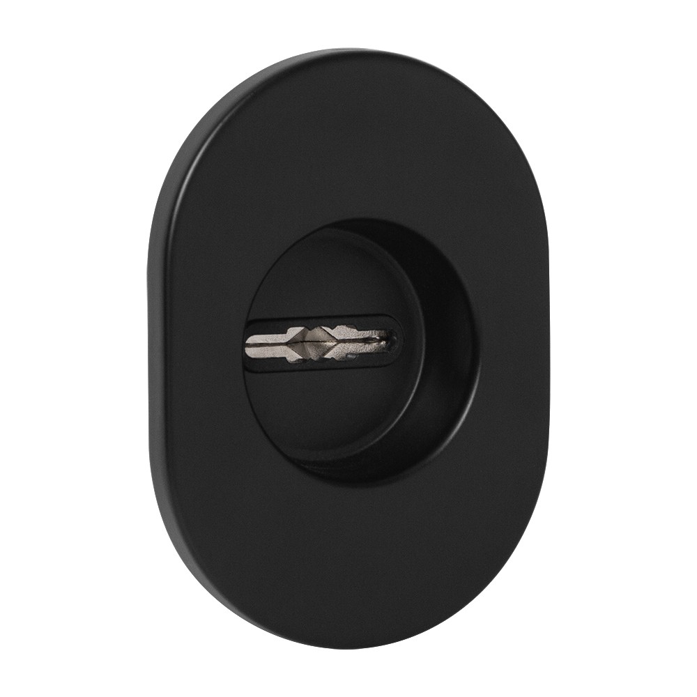 Накладка Fuaro (Фуаро) на сувальдный замок ESC.S-auto.RLR/U/R.477 BL-24 черный (1шт.) 