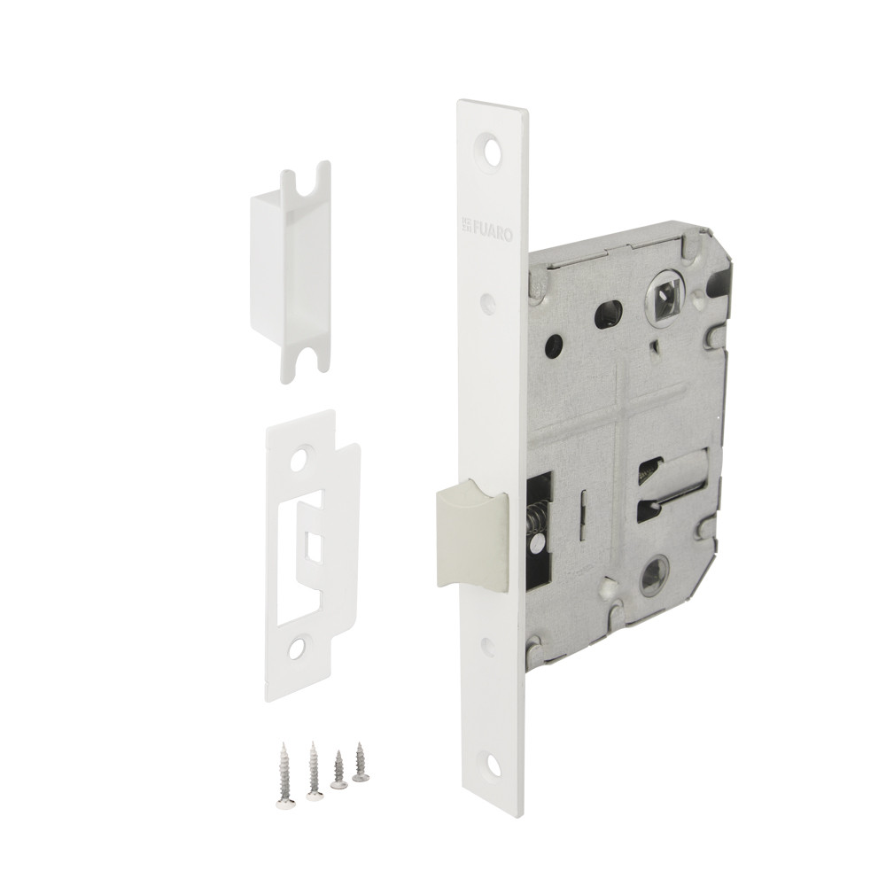 Защелка Fuaro (Фуаро) врезная PLASTP72-50 (P72-50) WH белый 