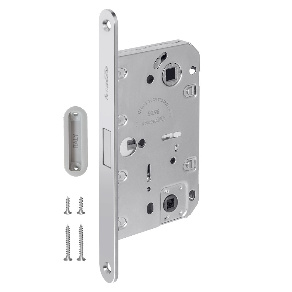 Магнитная Armadillo (Армадилло) защелка WC с ответной планкой GRAVITY G01.196.50.96 CP хром 