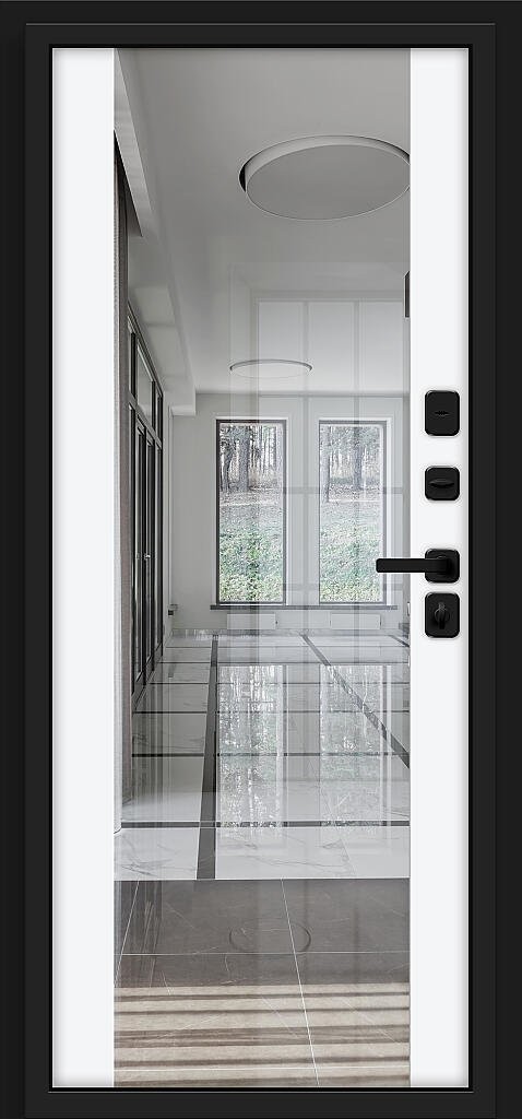 Эво/SBlack Black Shell-Wotan Oak/White Silk