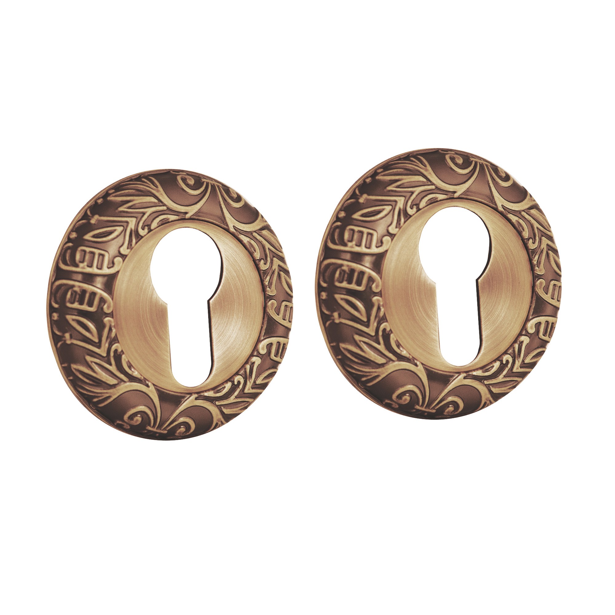 Накладка Fuaro (Фуаро) под цилиндр ET.R.SM58 (ET SM) RB-10 французское золото 