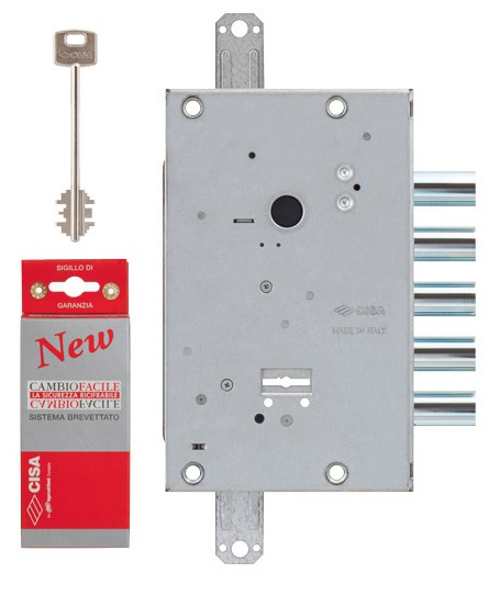 Замок Cisa (Чиза) врезной сувальдный NEW CAMBIO FACILE 57.655.48 (тех. упаковка), ключ 64 мм Замок Cisa (Чиза) врезной сувальдный NEW CAMBIO FACILE 57.655.48 (тех. упаковка), ключ 64 мм