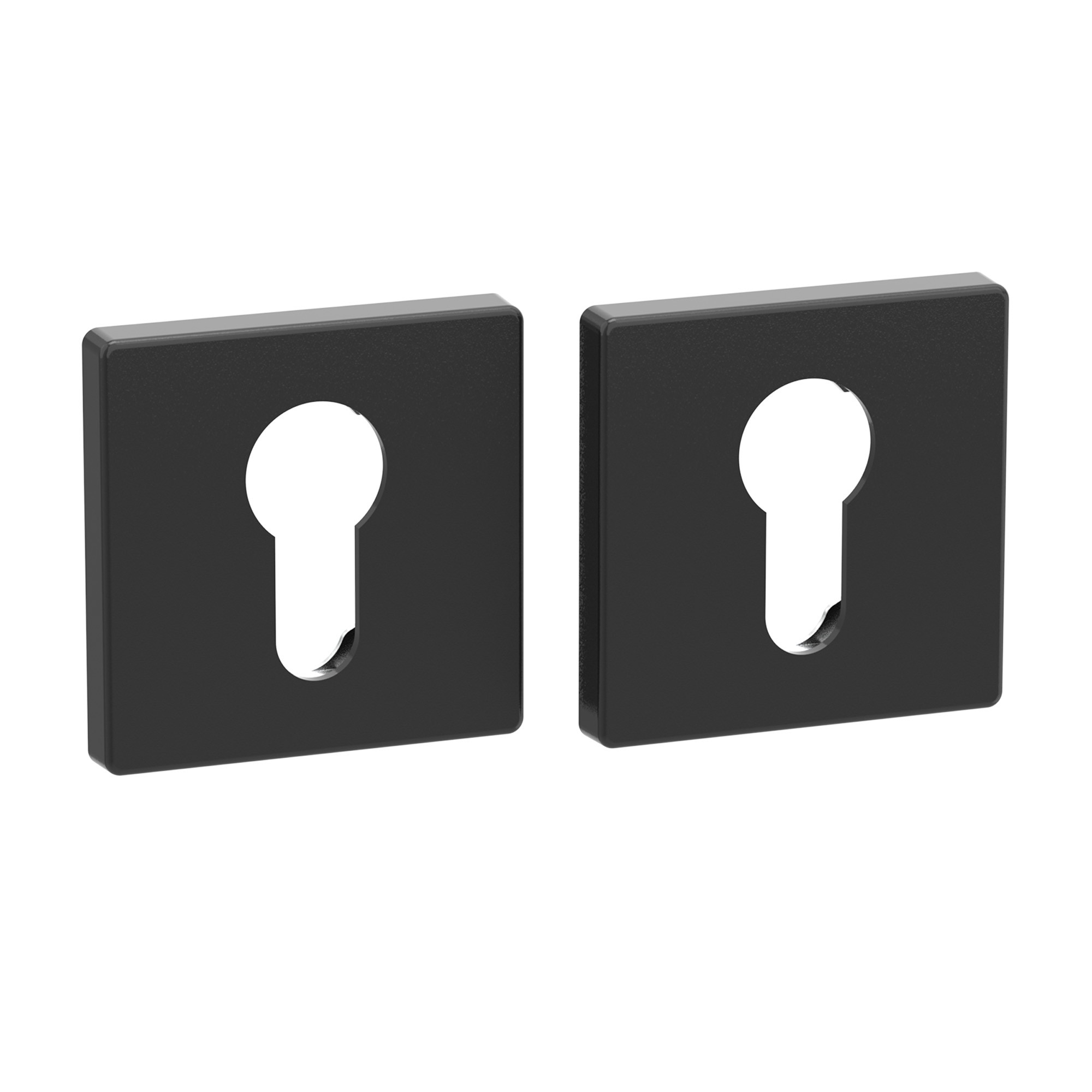 Накладка Punto (Пунто) под цилиндр ET.K.EST.Q52 BL-24 черный Накладка Punto (Пунто) под цилиндр ET.K.EST.Q52 BL-24 черный