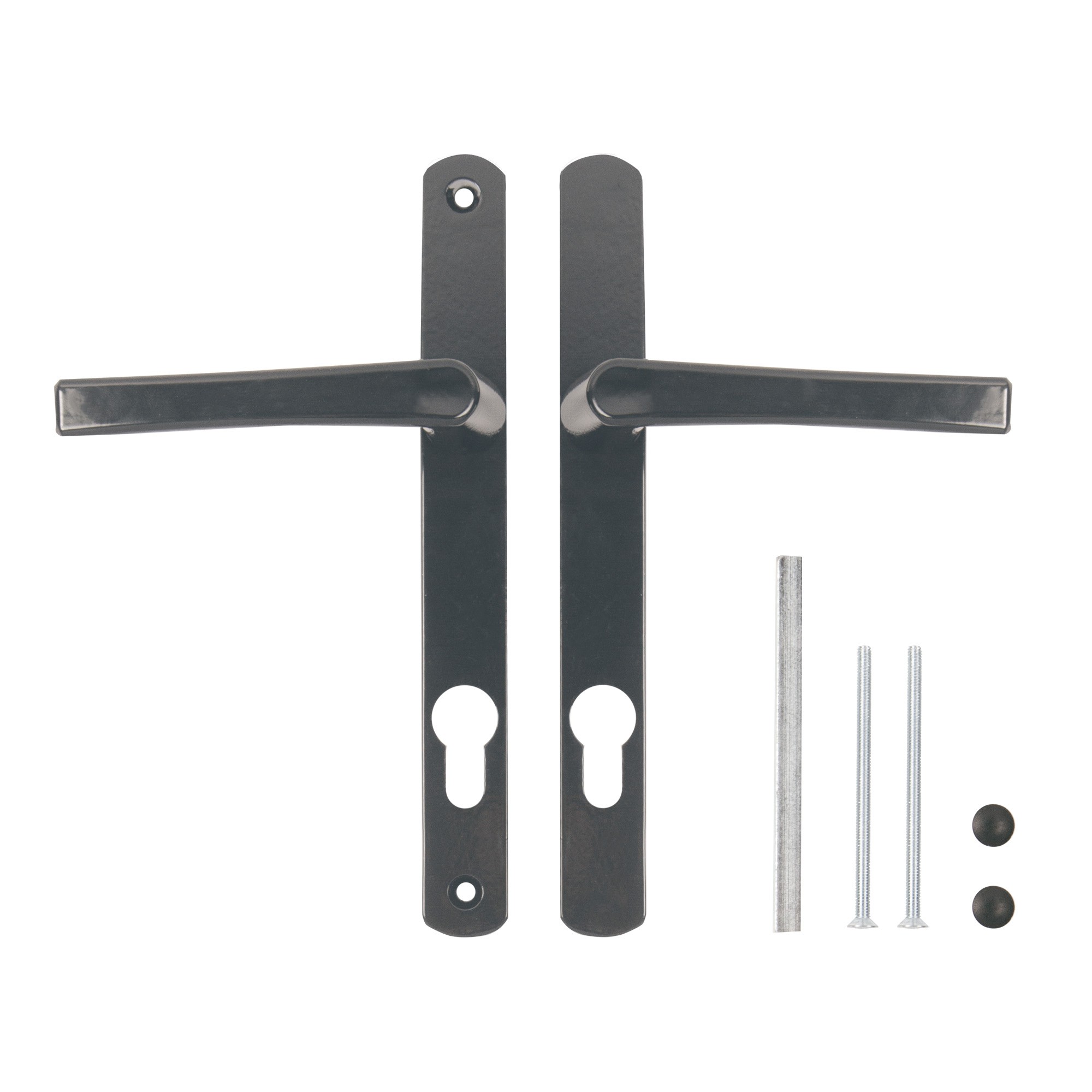 Ручка Punto (Пунто) на планке HANDLE.85.25.67-75 RAL 7016 антрацит 