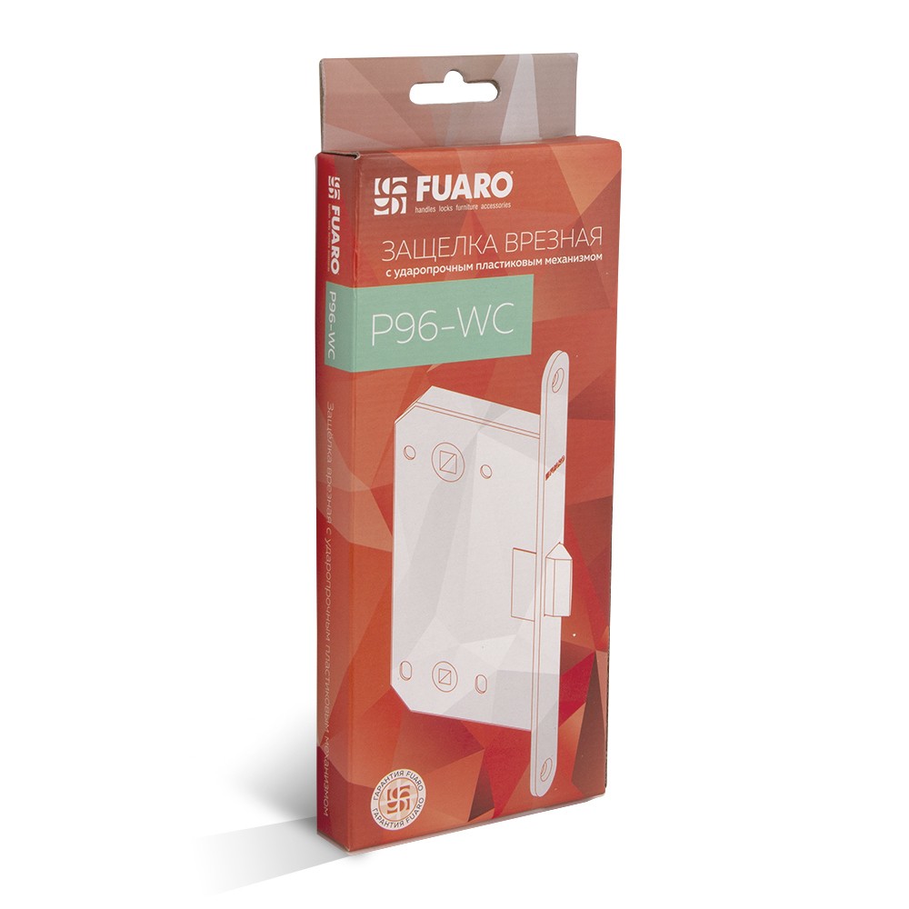 Защелка Fuaro (Фуаро) PLASTP96WC-50 (P96WC-50) SSC сатинированный хром 