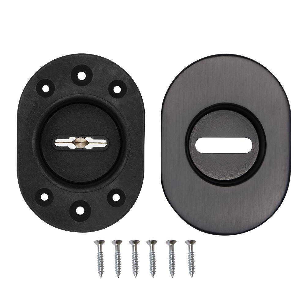 Накладка Fuaro (Фуаро) на сувальдный замок ESC.S-auto.RLR/U/R.477 GR-23 графит (1шт.) 