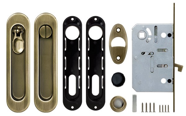 Набор Armadillo (Армадилло) для раздвижных дверей SH.LD152.KIT011-BK (SH011-BK) AB-7 бронза Набор Armadillo (Армадилло) для раздвижных дверей SH.LD152.KIT011-BK (SH011-BK) AB-7 бронза