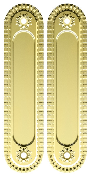 Ручка Armadillo (Армадилло) для раздвижных дверей SH.CL152.010 (SH010/CL) GOLD-24 золото 24К 