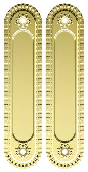 Ручка Armadillo (Армадилло) для раздвижных дверей SH.CL152.010 (SH010/CL) GOLD-24 золото 24К 