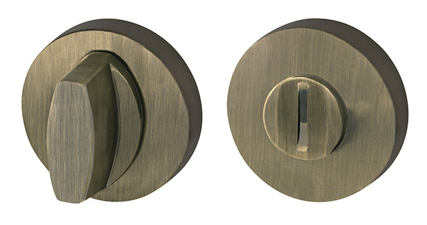 Ручка Armadillo (Армадилло) поворотная BK6.R.URB52 (WC-BOLT BK6/URB) АВ-7 бронза 