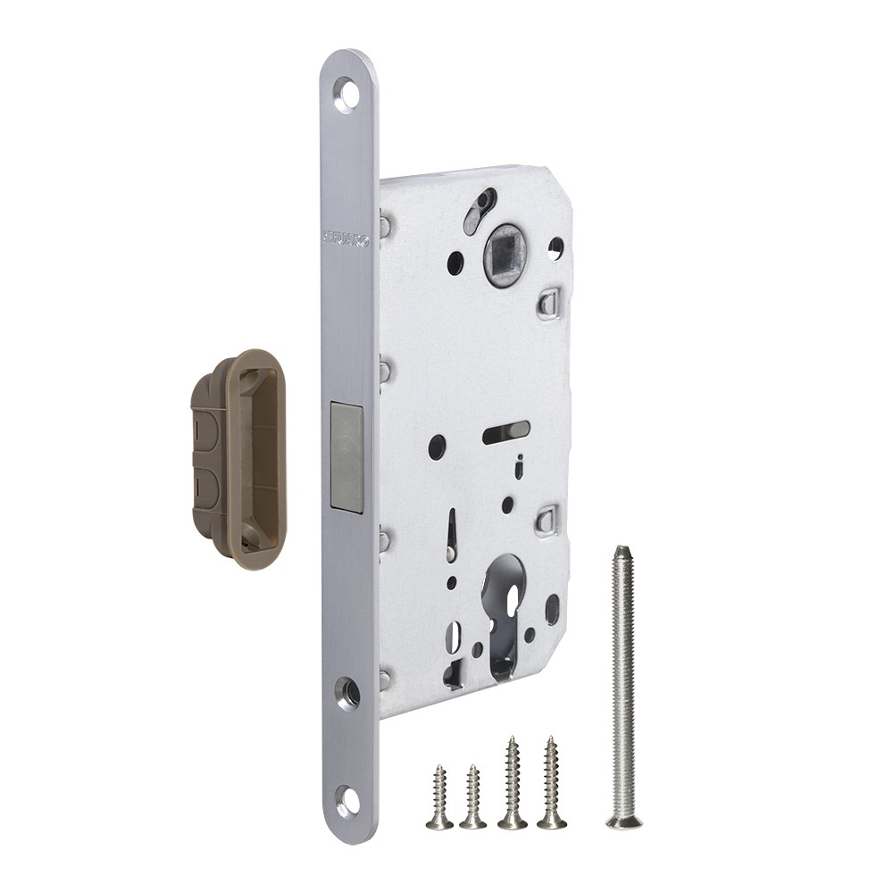Корпус Fuaro (Фуаро) врезного замка MAGNM85C-50 (M85C-50) SSC сатинированный хром 