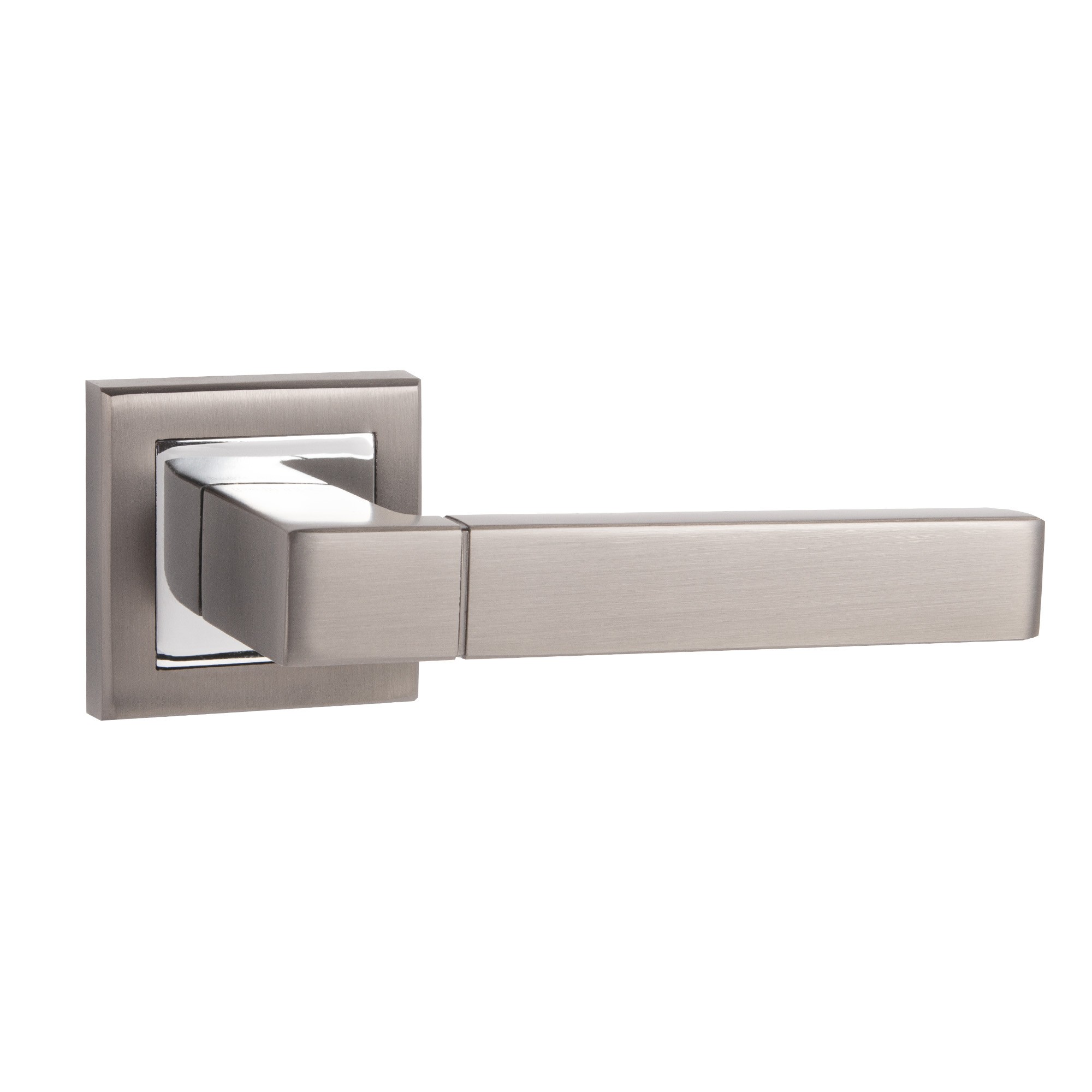 Ручка Punto (Пунто) раздельная K.QL52.STYLE (STYLE QL) SN/CP-3 матовый никель/хром Ручка Punto (Пунто) раздельная K.QL52.STYLE (STYLE QL) SN/CP-3 матовый никель/хром