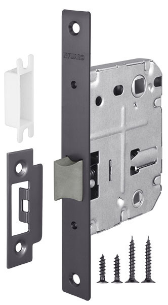 Защелка Fuaro (Фуаро) врезная PLASTP72-50 (P72-50) GR графит 