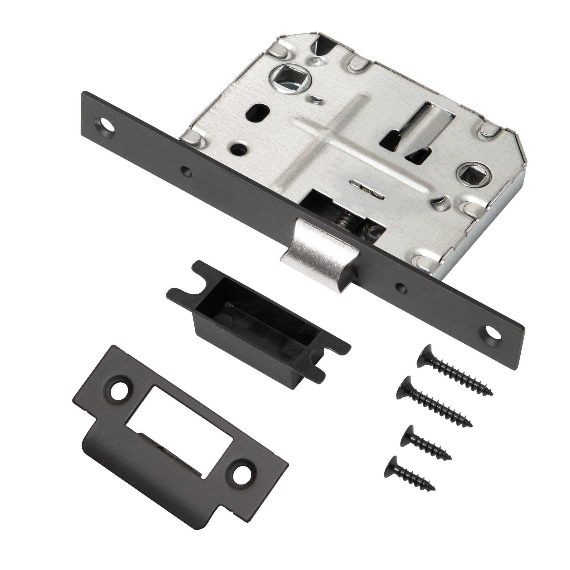 Защелка Ajax (Аякс) врезная METLM72-50 BL черный Защелка Ajax (Аякс) врезная METLM72-50 BL черный