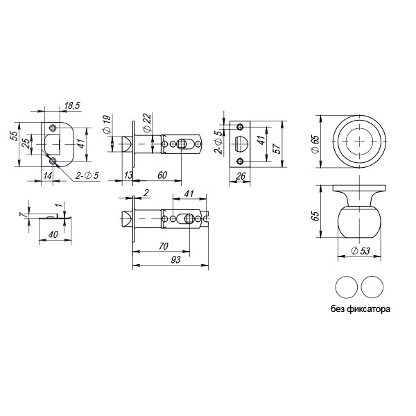 Ручка Punto (Пунто) защелка DK672 AB-PS (6072 AB-P) (без фик.) бронза Ручка Punto (Пунто) защелка DK672 AB-PS (6072 AB-P) (без фик.) бронза