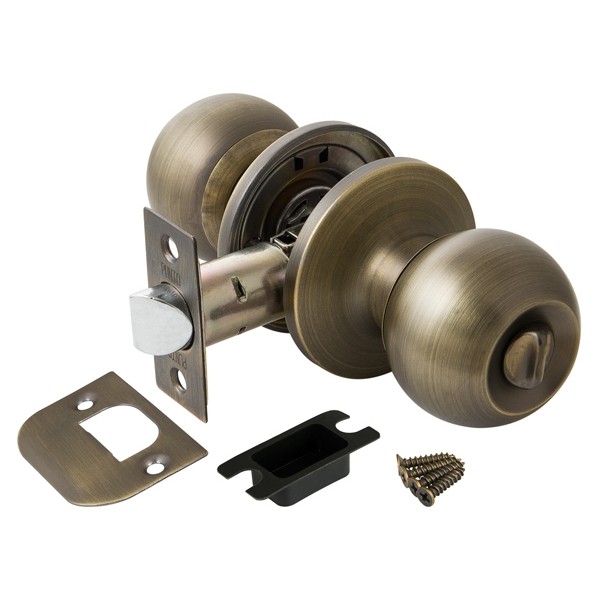 Ручка Punto (Пунто) защелка DK672 MAB-BK (6072 MAB-B) (фик.) мат. бронза 