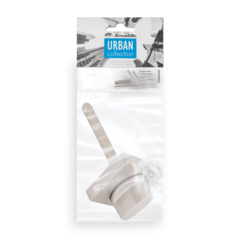 Ручка Armadillo (Армадилло) поворотная BKW8.K.USQ52 (BKW8/USQ) SN-3 матовый никель Ручка Armadillo (Армадилло) поворотная BKW8.K.USQ52 (BKW8/USQ) SN-3 матовый никель