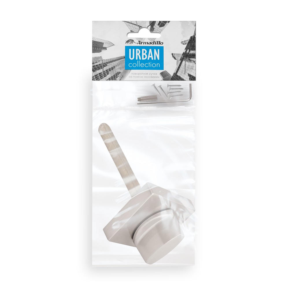 Ручка Armadillo (Армадилло) поворотная BKW8.K.USQ52 (BKW8/USQ) SN-3 матовый никель Ручка Armadillo (Армадилло) поворотная BKW8.K.USQ52 (BKW8/USQ) SN-3 матовый никель