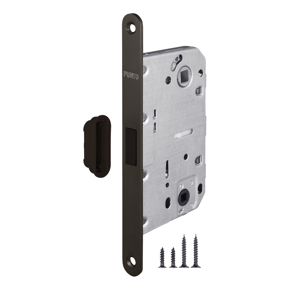 Защелка Punto (Пунто) врезная магнитная ML96WC-50/BL GR (графит) блистер Защелка Punto (Пунто) врезная магнитная ML96WC-50/BL GR (графит) блистер