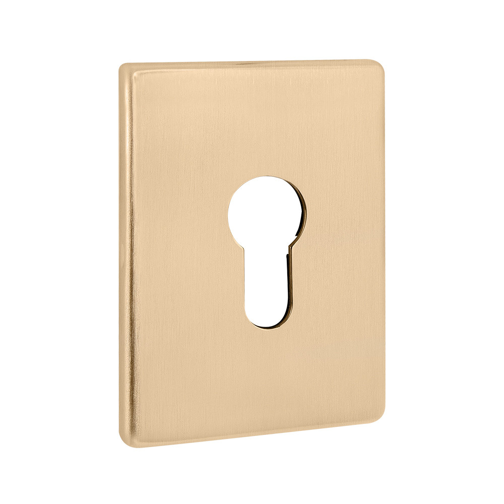 Накладка Fuaro (Фуаро) на цилиндр ESC.C.RL/K.486 (ESC 486-C RL) SSG сатинированное золото 