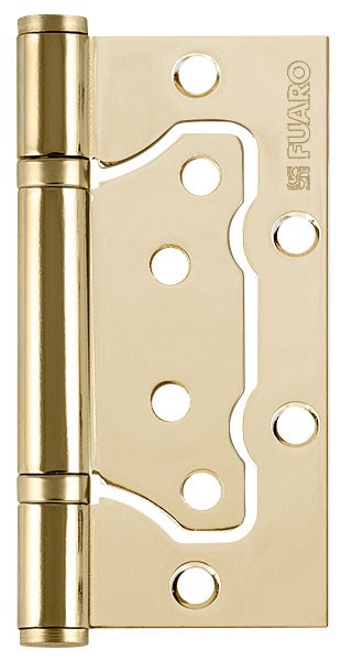 Петля Fuaro (Фуаро) универсальная без врезки IN4500W-BL PB (500-2BB/BL 100x2,5) латунь БЛИСТЕР 