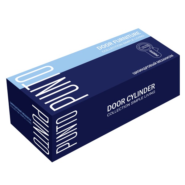 Цилиндровый Punto (Пунто) механизм (Z402/70) Z4002Knob70(30+10+30) с вертушкой PB латунь 