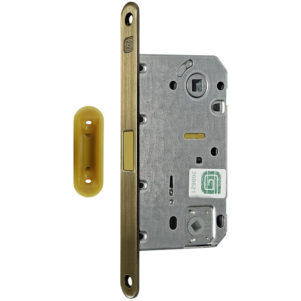 Защелка Guardian (Гардиан) межкомнатная магнитная Soft 1М AB, античная бронза /128:6263/ 