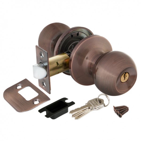 Ручка Punto (Пунто) защелка DK672 AC-ET (6072 AC-E) (кл./фик.) медь Ручка Punto (Пунто) защелка DK672 AC-ET (6072 AC-E) (кл./фик.) медь