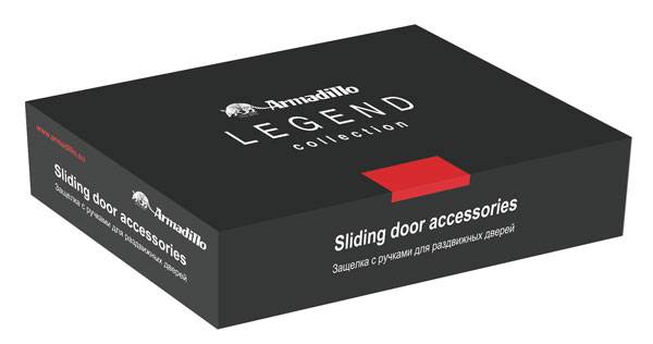 Набор Armadillo (Армадилло) для раздвижных дверей SH.LD152.KIT011-BK (SH011-BK) SN-3 матовый никель 