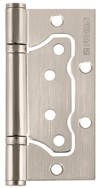 Петля Fuaro (Фуаро) универсальная без врезки IN4500W-BL SN (500-2BB/BL 100x2,5) мат. никель БЛИСТЕР 