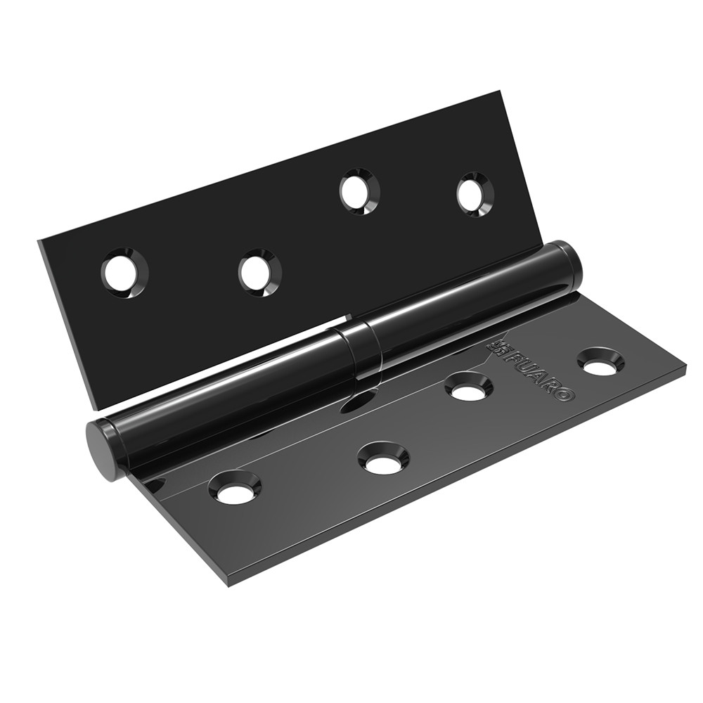 Петля Fuaro (Фуаро) съемная IN4430SL-BL BN левая (413/BL-4 100x75x2,5) черный глянец БЛИСТЕР 