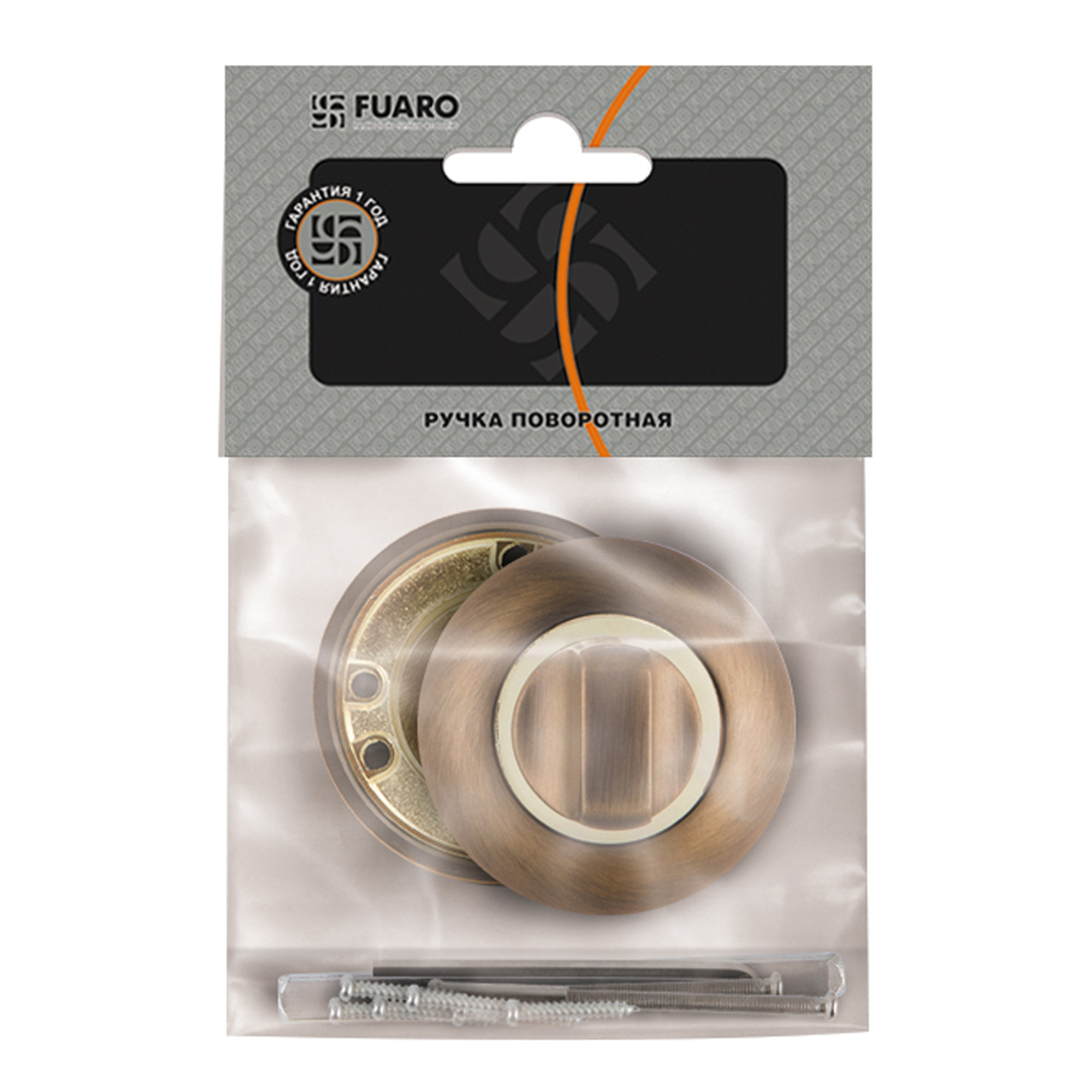 Ручка Fuaro (Фуаро) поворотная BK6.R.RM54 (BK6 RM) ABG-6 зелёная бронза 