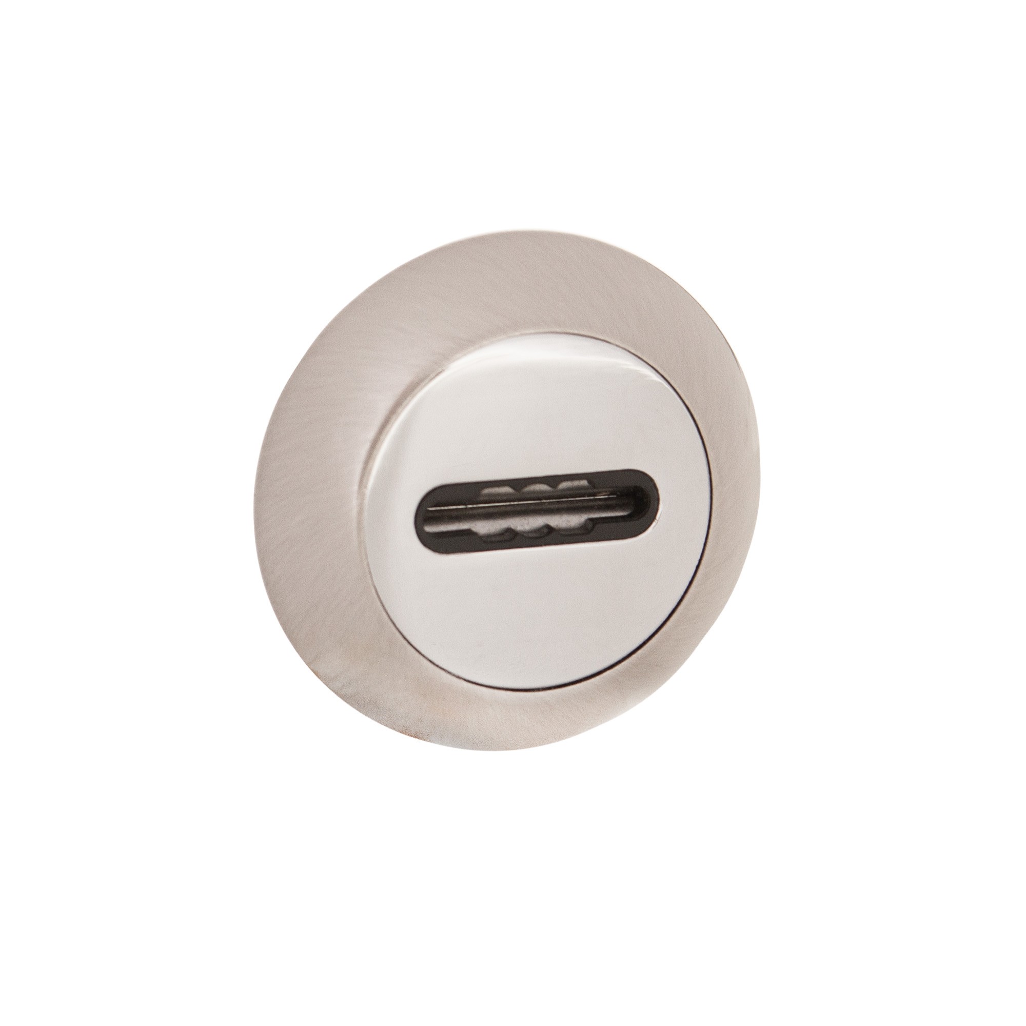 Накладка Fuaro (Фуаро) на сувальдный замок SC.R.RM54 (SC RM) SN/CP-3 матовый никель/хром 