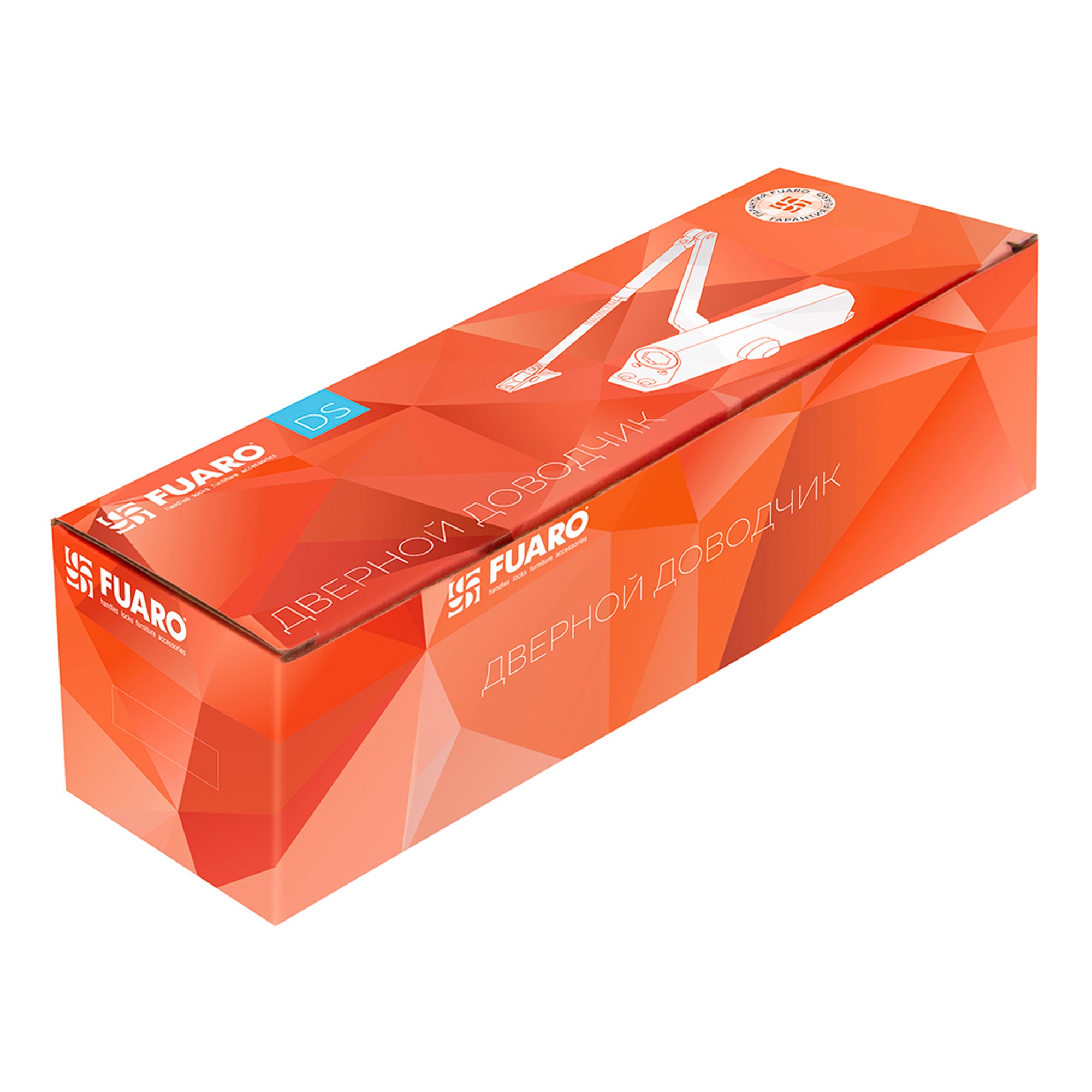 Доводчик Fuaro (Фуаро) дверной DC20-3 (DC-203) WH до 65 кг (белый) 