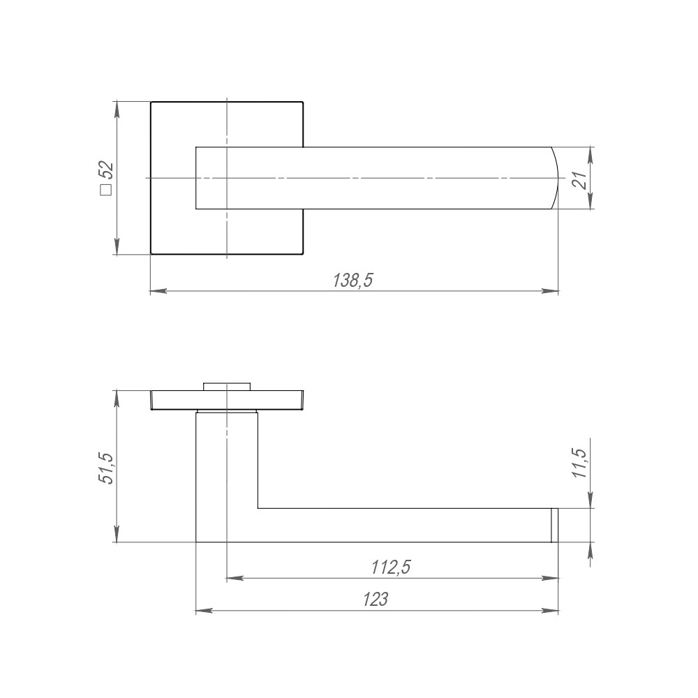 Ручка Ajax (Аякс) раздельная K.JS51.OPTIMAL SSG-39 сатинированное золото Ручка Ajax (Аякс) раздельная K.JS51.OPTIMAL SSG-39 сатинированное золото