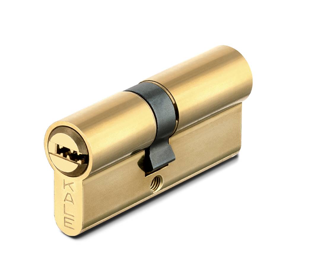 Цилиндровый Kale kilit (Кале килит) механизм 164 SN/80 (30+10+40) mm латунь 5 кл. 