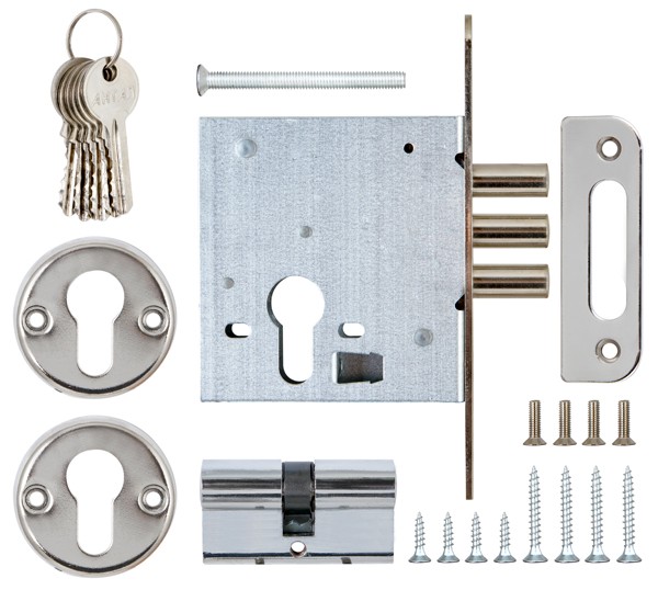 Замок Sam (Сам) врезной цилиндровый ЗВ1-2/11, 5 кл. /89400/ Замок Sam (Сам) врезной цилиндровый ЗВ1-2/11, 5 кл. /89400/