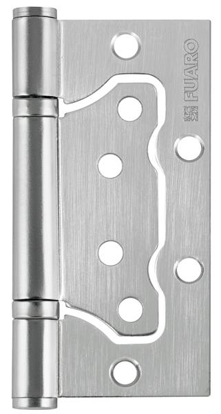 Петля Fuaro (Фуаро) универсальная без врезки IN4500W-BL SC (500-2BB/BL 100x2,5) матовый хром БЛИСТЕР 