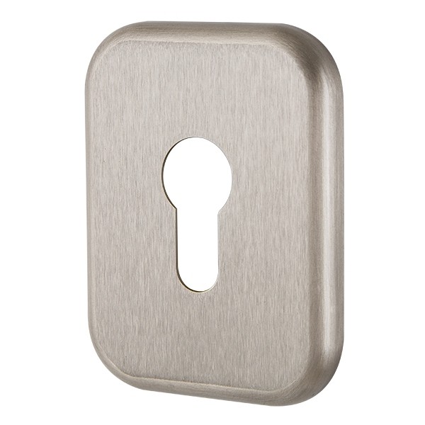 Декоративная Armadillo (Армадилло) Квадратная накладка на цилиндр ET-DEC SQ (ATC Protector 1) SN-3 Мат.никель 