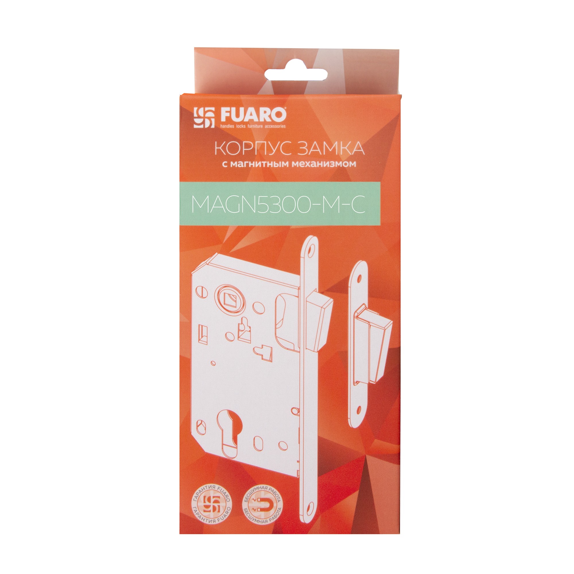 Корпус Fuaro (Фуаро) замка MAGN5300-M-C (5300-M-C) SSC сатинированный хром Корпус Fuaro (Фуаро) замка MAGN5300-M-C (5300-M-C) SSC сатинированный хром