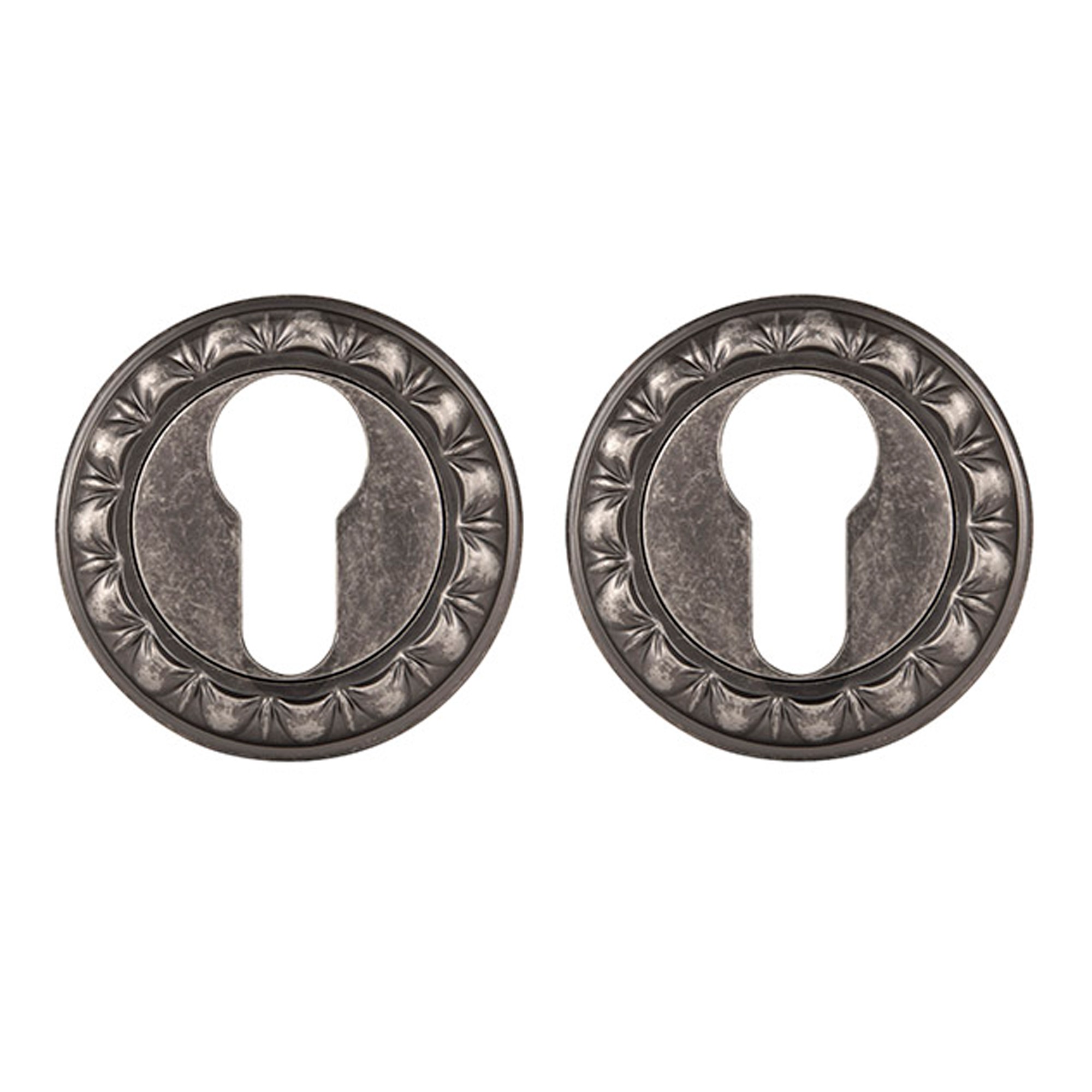 Накладка Punto (Пунто) под цилиндр ET.R.MT53 (ET MT) OS-9 античное серебро 