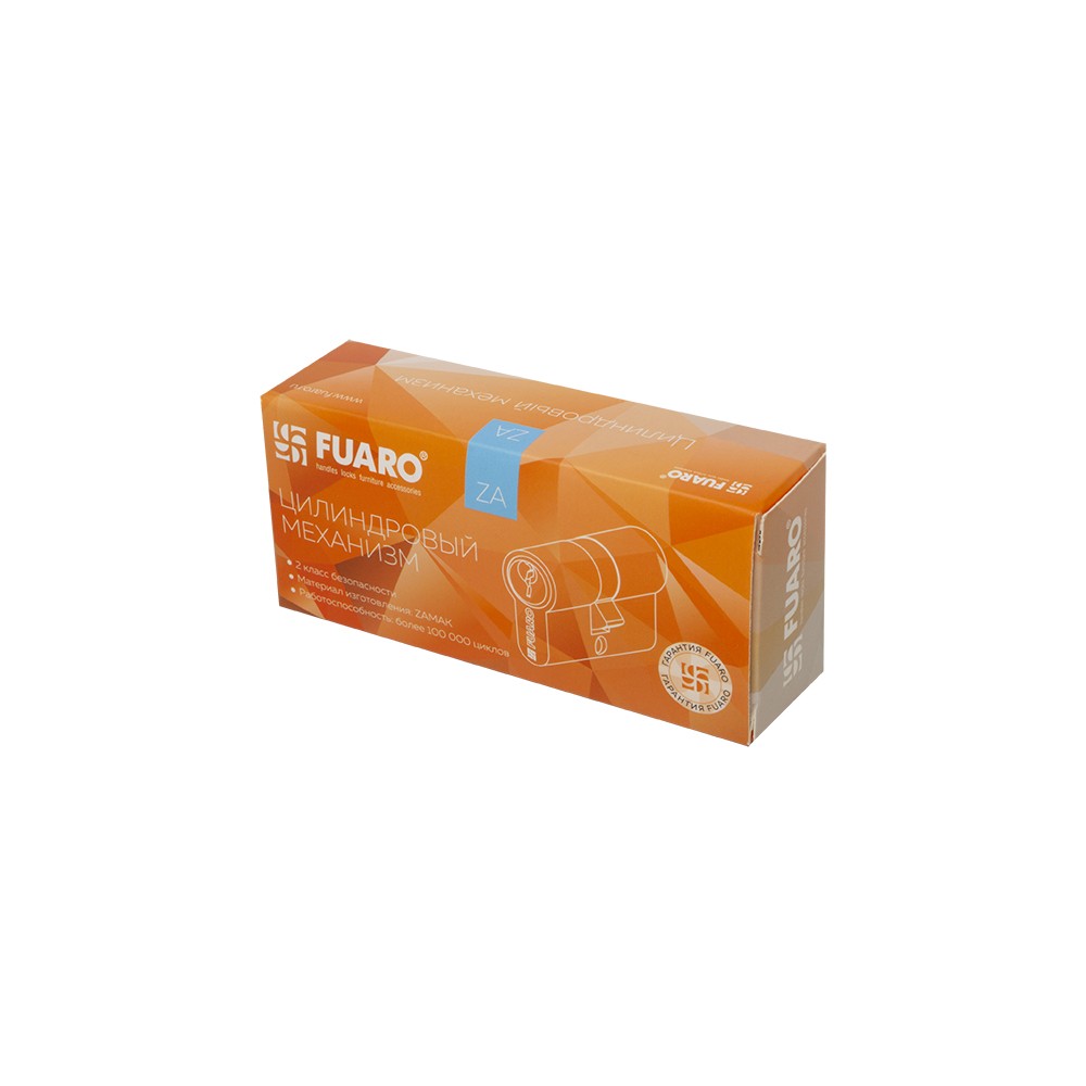 Цилиндровый Fuaro (Фуаро) механизм (100 ZA/45) 1000ZAKey45(5+10+30) CP хром 5Key Цилиндровый Fuaro (Фуаро) механизм (100 ZA/45) 1000ZAKey45(5+10+30) CP хром 5Key