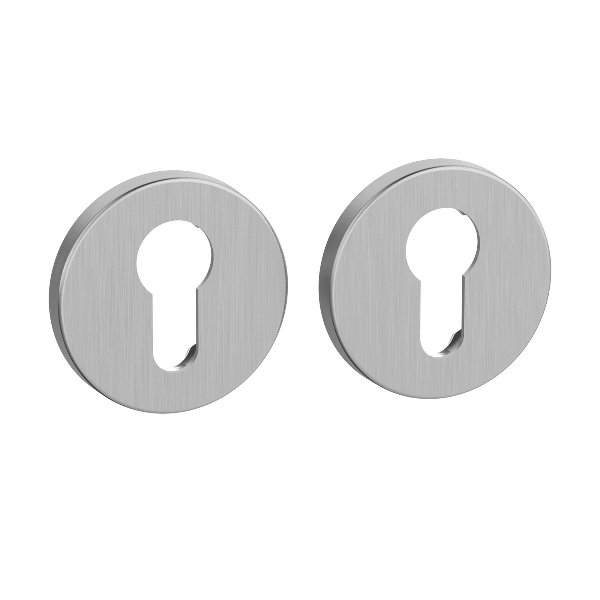 Накладка Punto (Пунто) под цилиндр ET.R.EST.R52 SSC-16 сатинированный хром 