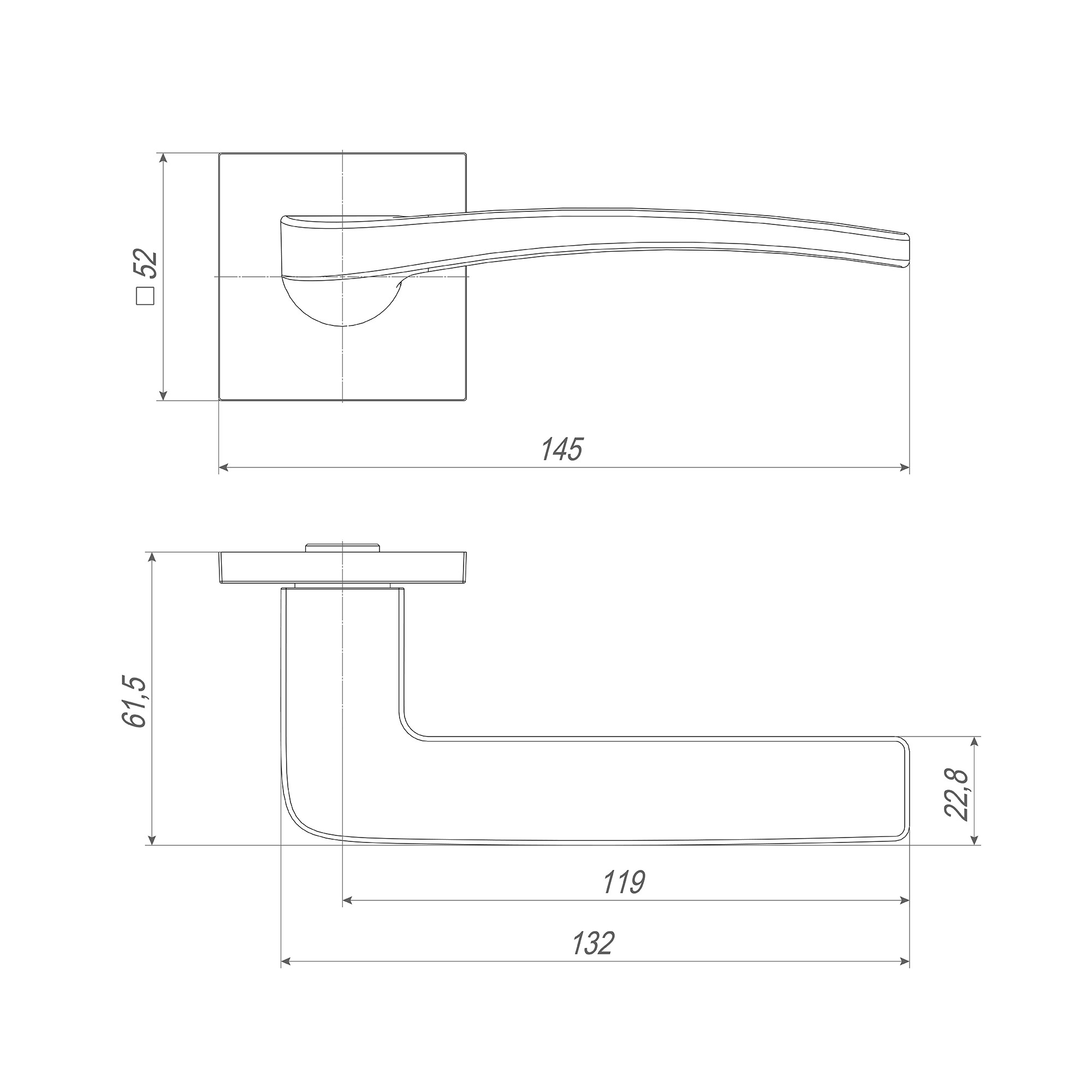 Ручка Ajax (Аякс) раздельная K.JS51.FAME (FAME JS) BL-24 черный Ручка Ajax (Аякс) раздельная K.JS51.FAME (FAME JS) BL-24 черный