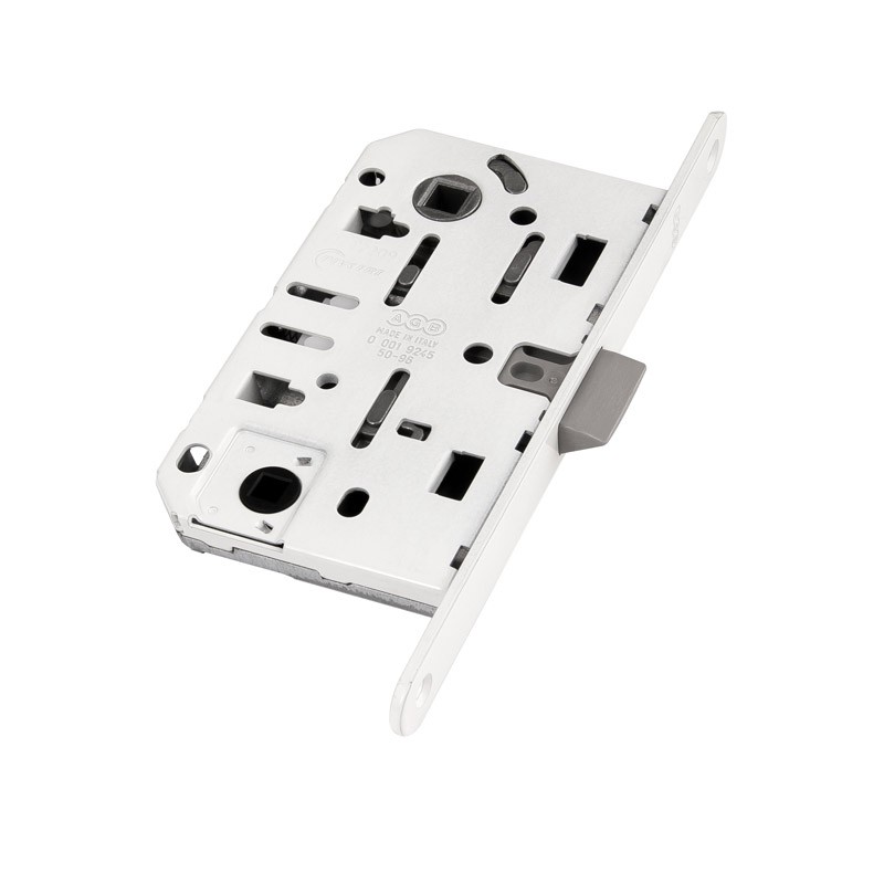 B01102.50.FM.567 AGB (АГБ) Защелка врезная WC (белый) MEDIANA EV. (инд.упак+B01000.13) 